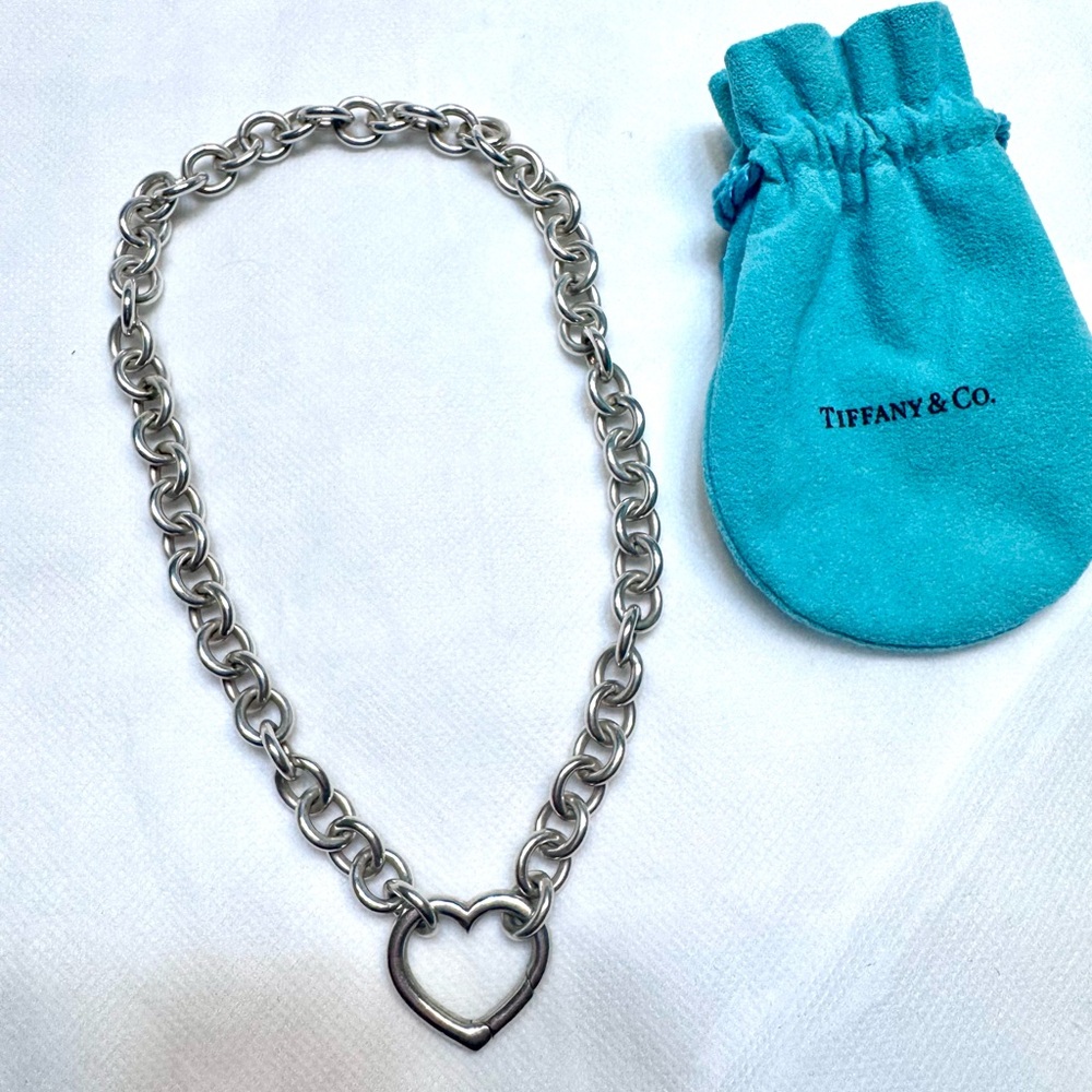 Tiffany & Co. Silver Heart Necklace